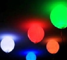 led isikli lambali ucan balon satisi