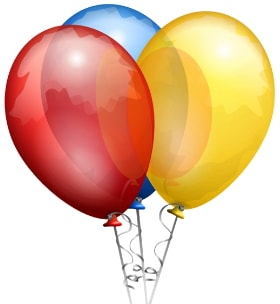 renkli ucan balon satisi