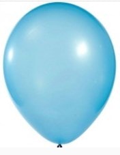 baskisiz 12 inc metalik acik mavi balon satisi